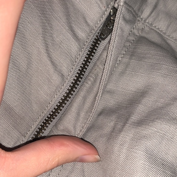 Mango Man | Gray Linen Straight Leg Pants Size 36 - Picture 10 of 10